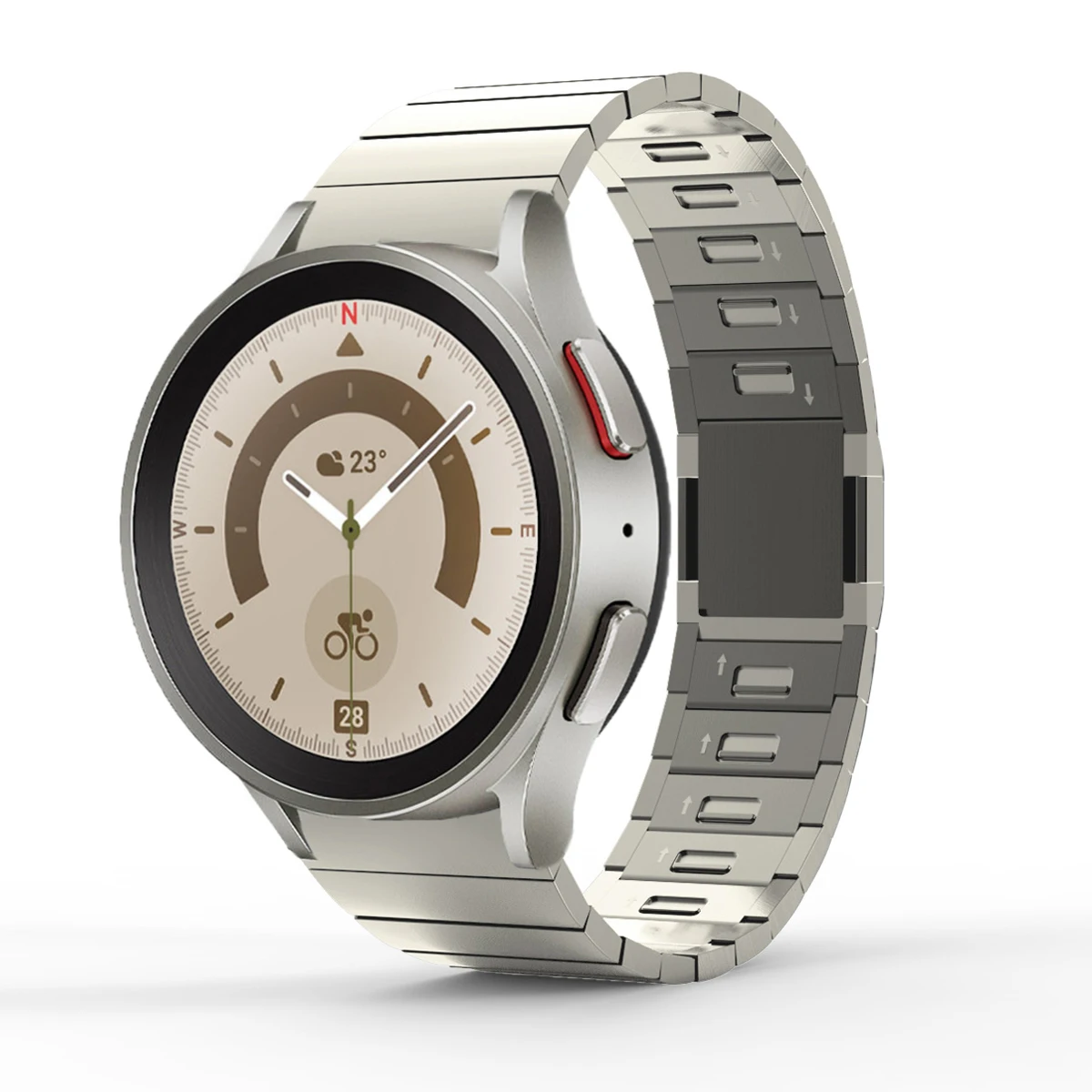 Premium No-Gap Magnetic Metal Link Bracelet