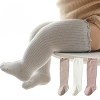 Baby Over The Knee Spring and Autumn Cotton Newborn Baby Stockings High Tube Loose Feet Boys and Girls Children Socks Two Pairs 3