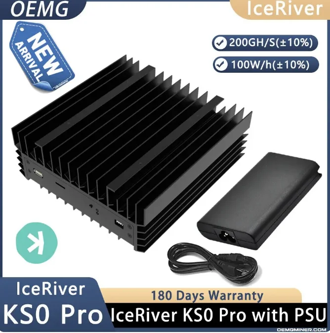 

Промо скидка, новый IceRiver KS0 Pro KAS Miner 200G 100W Kaspa