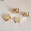 Nordic Metal Decorative Hook Handle Small Brass Cabinet Drawer Handle Home Living Room Wall Round Decorative Key Coat Hook 2