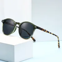 Vintage Round Sunglasses for Women Men Circular Sun Glasses Female Oval Eyewear Oculos De Sol for Male Female Eyeglasses - Image 5