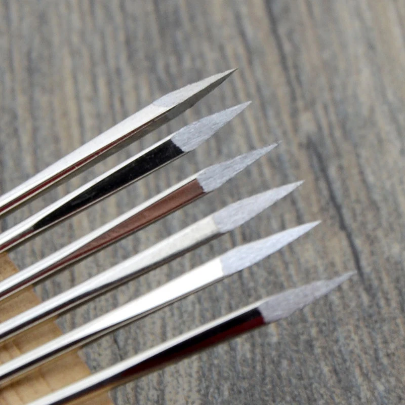 Stainless Steel Triangular Needles DIY Leather Craft Pin Needlework Fur Special Handcrafts Stitch Sewing Supplies Tool 10Pcs/lot sewing needles,sewing knitting tools