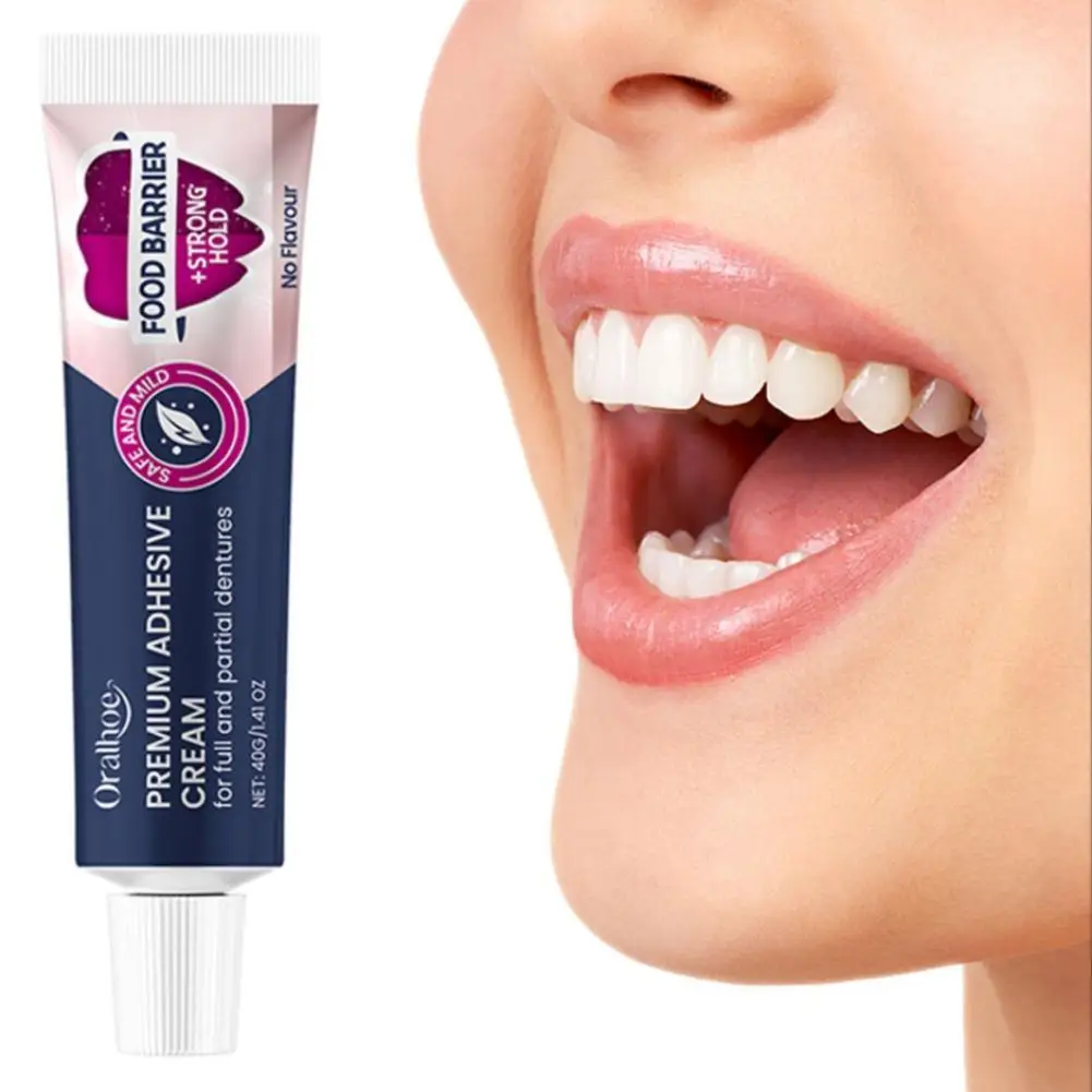 Denture Adhesive Cream Extra Strong Hold For Secure Comfort_voghion.com