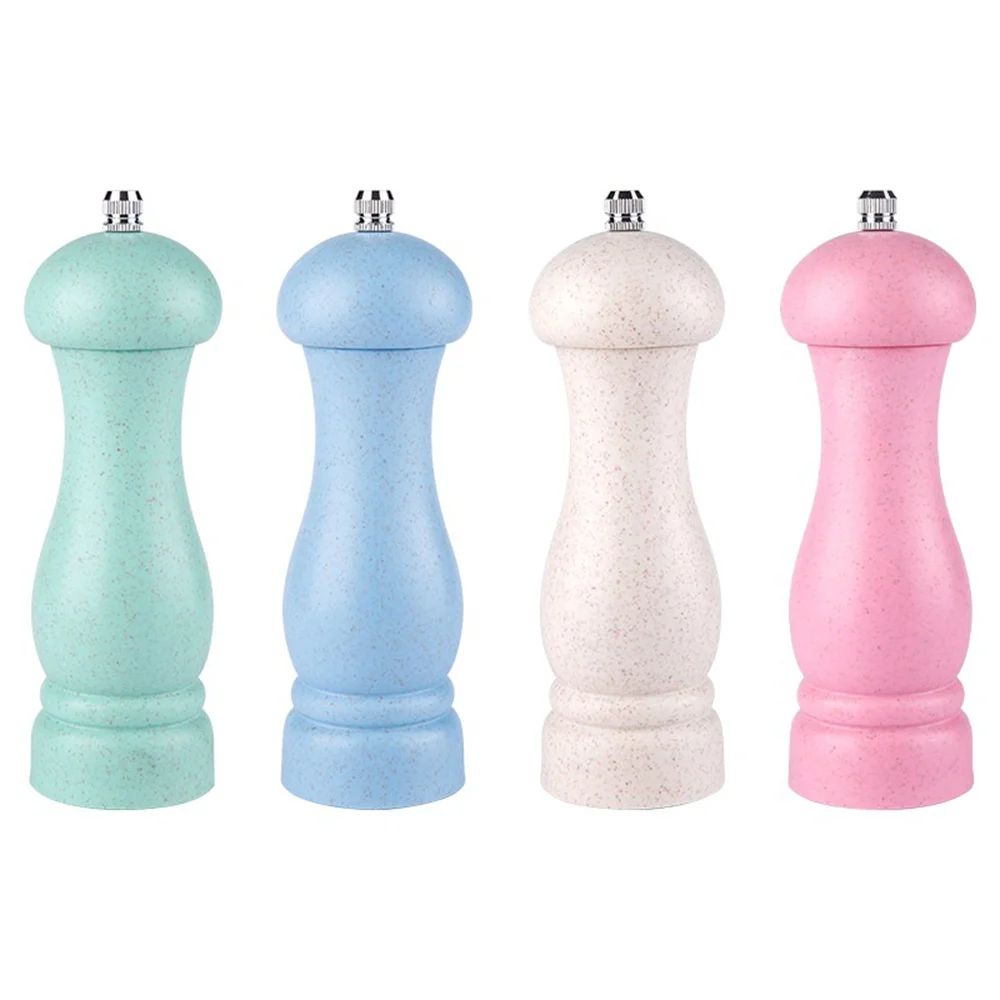 5/6inch Salt and Pepper Grinder, Solid Wood Spice Pepper Mill with Strong Adjustable Ceramic Grinder Kitchen Cooking Tools