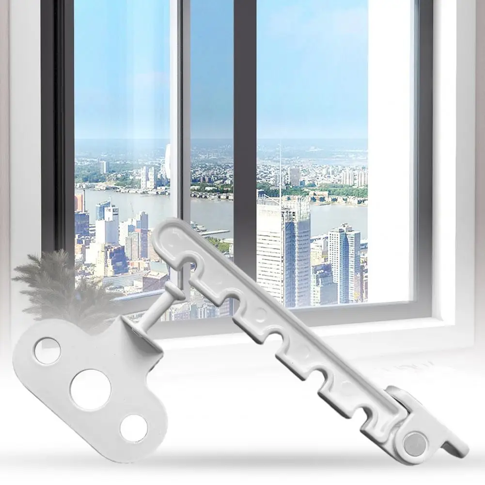Practical Window Limiter Sturdy Window Sash Lock Universal Ventilation Baby Safety Lock