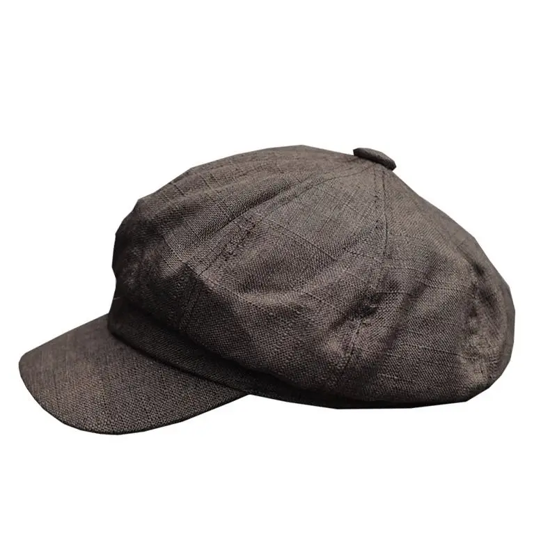 Japanese retro literature and art octagon hat male net red thin British newspaper boy hat simple fashion painter Beret beret hat woolen beret newsboy cap newsboy hat