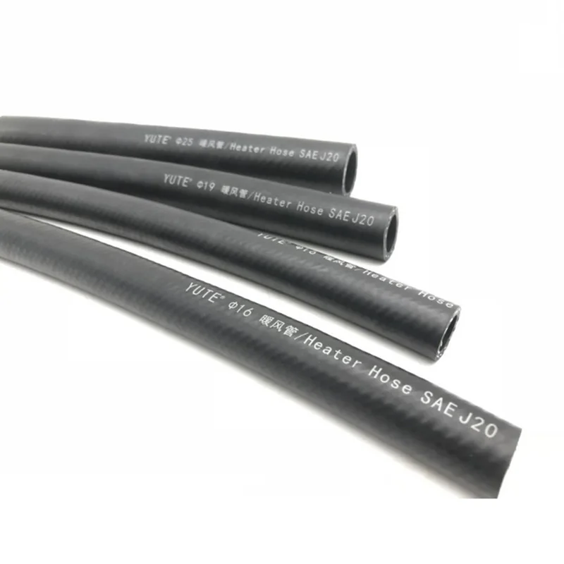 EPDM 고무 튜브, 내열 고무 호스, 유연한 튜브, 산성 인터쿨러 튜브, 동결 방지 튜브, 1 m, 16, 19, 22, 25 mm