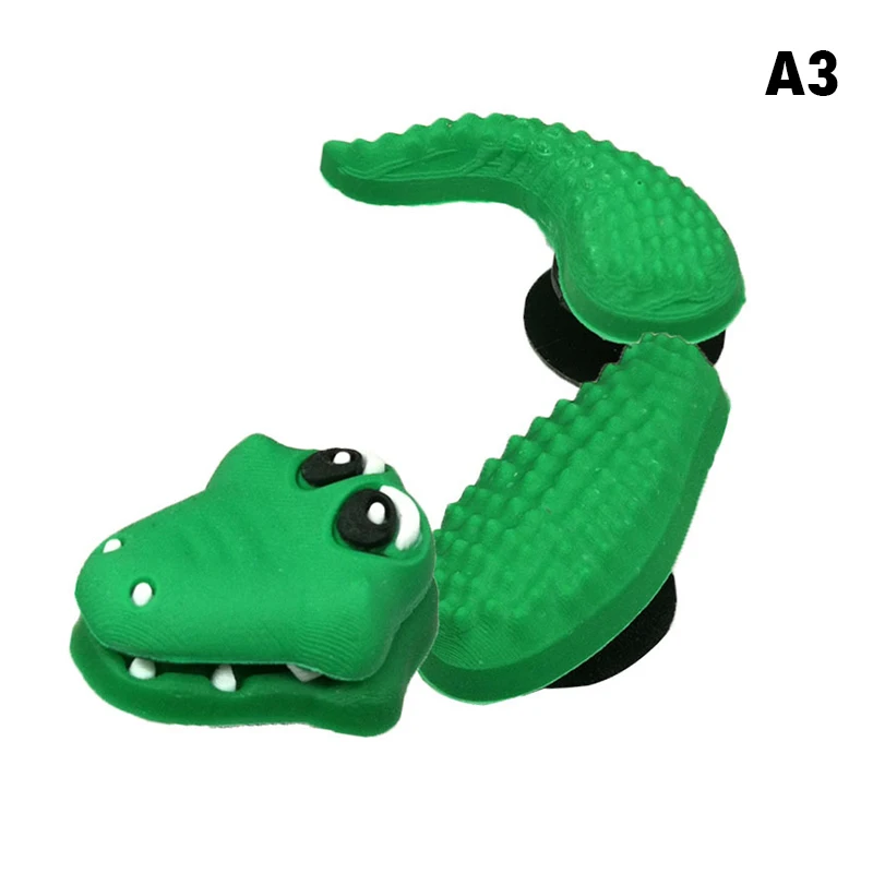 1Set Spoof Cartoon China Dragon PVC Hole Shoe Charms accessori per scarpe divertenti fai da te Fit Croc Snake decorazioni fibbia regalo Unisex