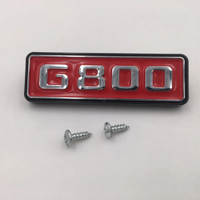 

1 PCS Car 3D ABS G800 Racing grille emblem badge Decal For Mercedes Benz BRABUS G463 G Class Car Badge Emblem Car Styling