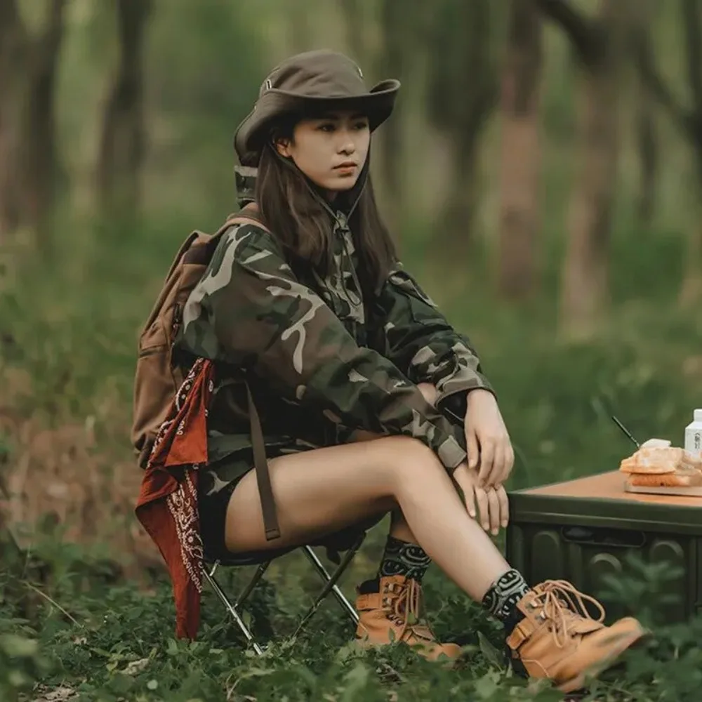 야외 캠핑 장비 핸드백 접이식 의자 스케치 휴대용 스테인레스 스틸 마자 스툴 낚시용 경량 접이식 스툴
