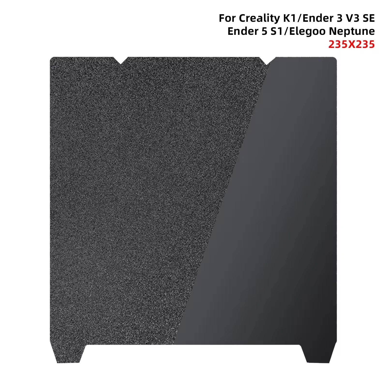 PEI Textured Creality K1 Bauplatte K1C Bett H1H PEO Glatte Magnetfolie 235 x 235 für 3D-Drucker Ender 5 S1 Ender 3 V3 Se Platte