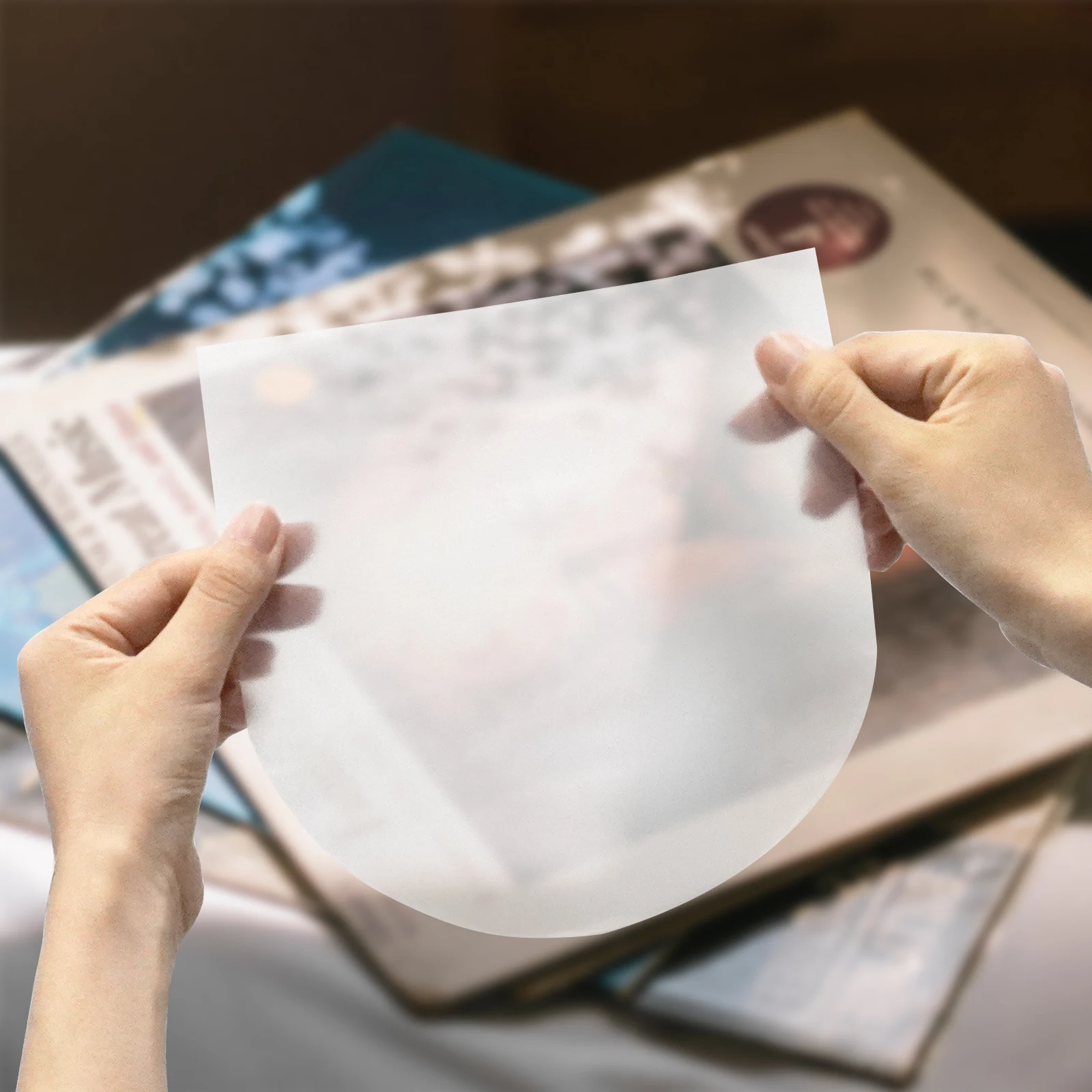 25 PCS 7inch Clear Inner Sleeves Anti-static 3 Mil Plastic Vinyl Record Cover Transparent Dust-proof 7in EP Protective Bags