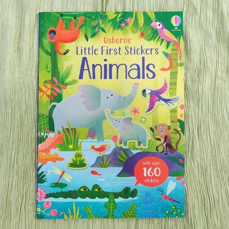 Toddler Reusable Sticker Travel/Animals Books Cartoon DIY Educational Preschool Cognition Learning Toys for Child Age 3-8 Gifts 2