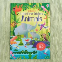 Toddler Reusable Sticker Travel/Animals Books Cartoon DIY Educational Preschool Cognition Learning Toys for Child Age 3-8 Gifts 2