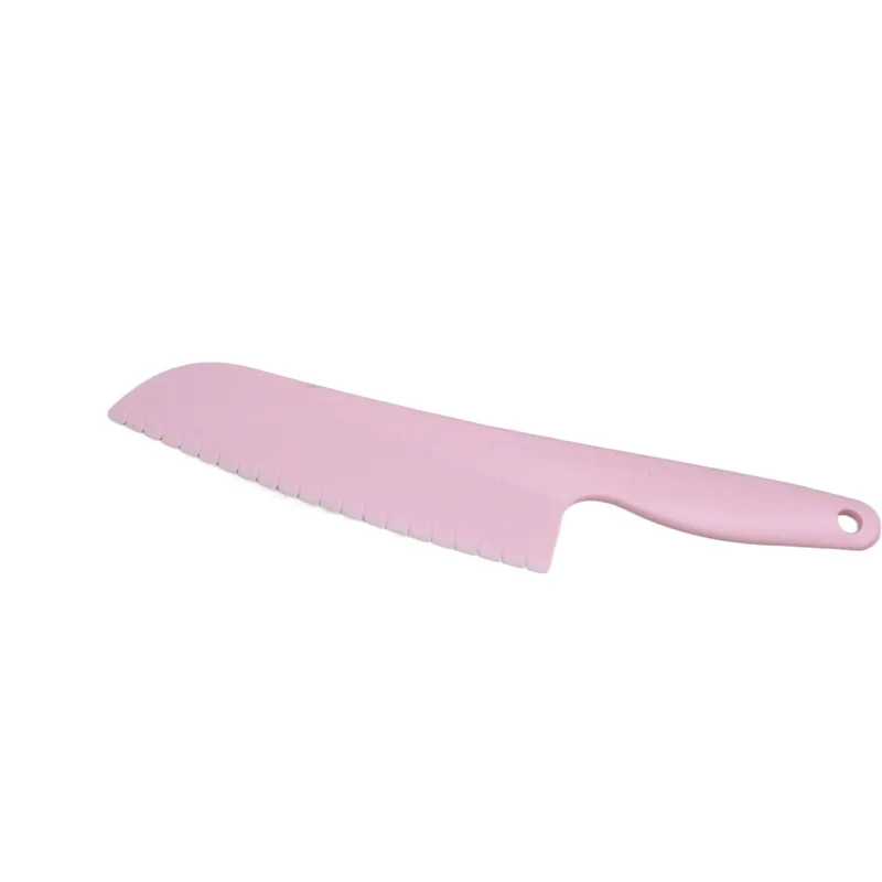Baking Tool Children's safety plastic fruit cutter cake knife plastic kitchen knife baking tool bread