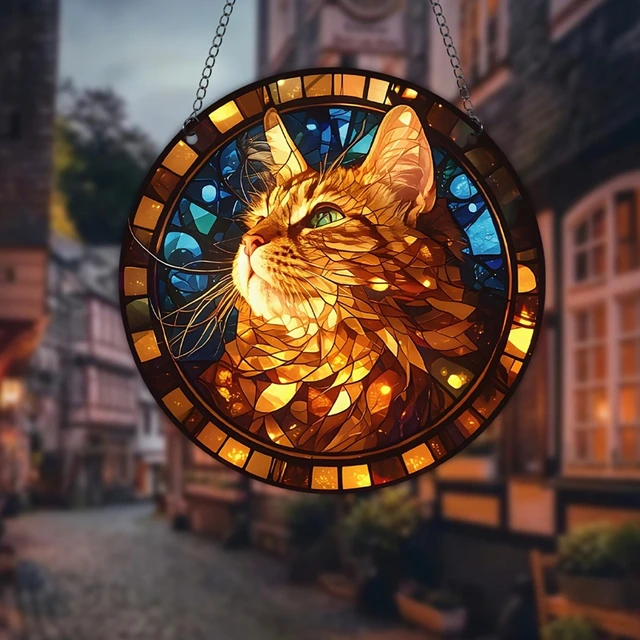 Cat Acrylic Suncatcher 2