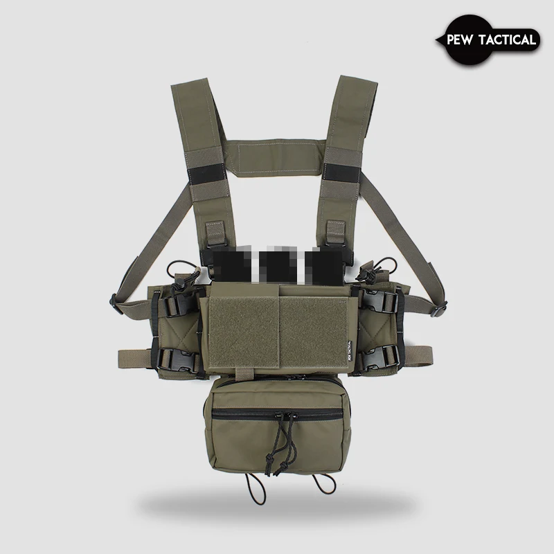 

Pew Tactical Military MK3 Chest Rig System D3 Cordura Fabric 500D Original Matte AIRSOFT