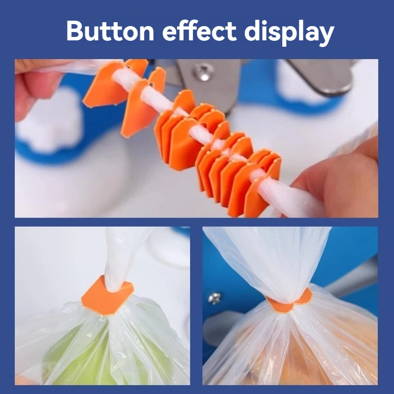 Manual clip machine Bread plastic bag clip packaging machine Supermarket germ bag bread food supermarket
