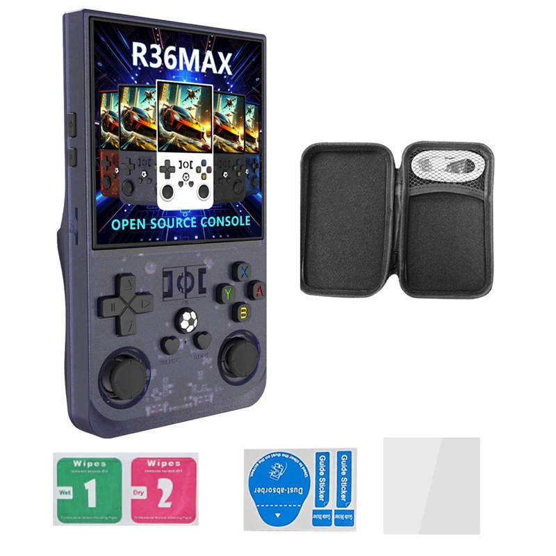 AISLPC R36MAX consola de videojuegos portátil Retro sistema Linux pantalla IPS de 4,0 pulgadas AISLPC R36MAX consola de videojuegos portátil Retro sistema Linux pantalla IPS de 4,0 pulgadas