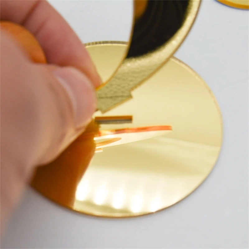 10pcs Wedding Table Numbers Decoration for Wedding Centerpieces Gold Mirror Acrylic Signs Reception Number Freestanding 87HA