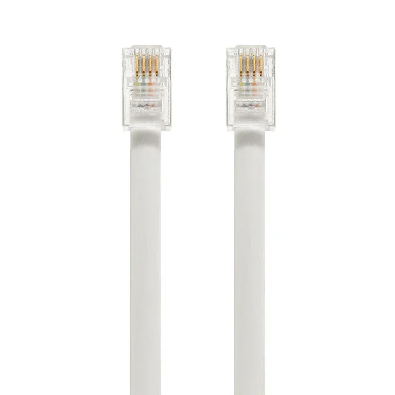 Telephone Handset Cord 2M 6Ft Modular Coiled Telephone Handset RJ10 Cord Curly