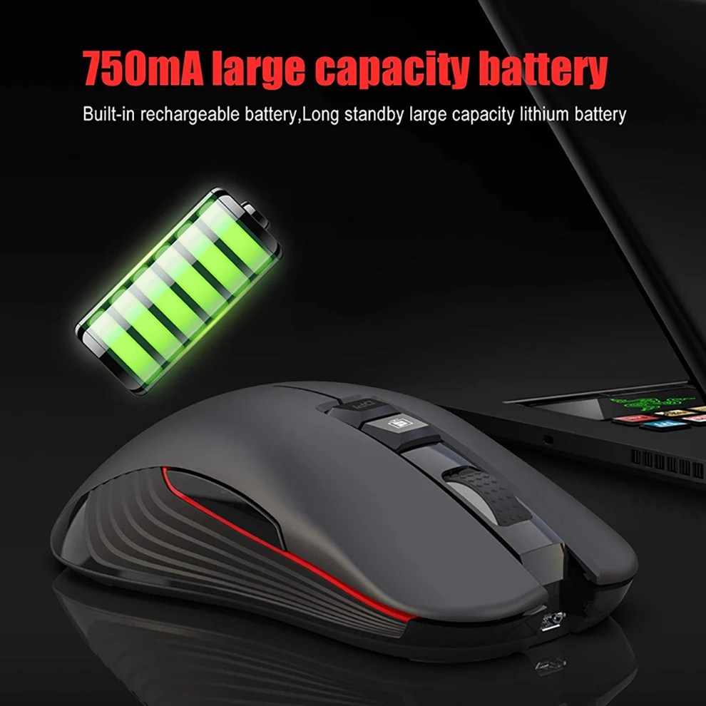 microsoft wireless keyboard and mouse SeenDa 2.4G USB-C Wireless Mouse Rechargeable Gaming Mouse 3600DPI 7 Button Type-c Mute Mice for Macbook Laptop PC Game Mouse good wireless gaming mouse