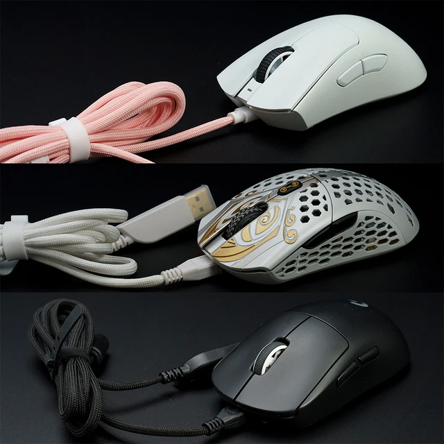 Upgrade Your Gaming Experience with the Flexible Gaming Paracord Mouse Cable