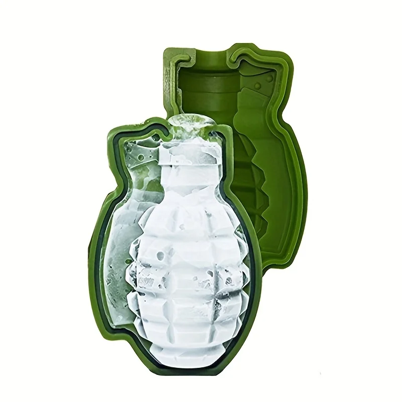 Silicone Grenade Ice Mold Creative Personality Summer Handmade Ice Cube, Multifunctional Mold, Can Be Used For Ice Making