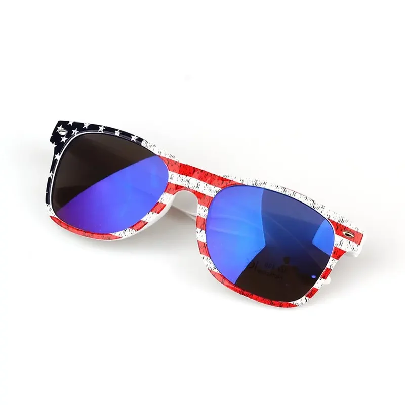Fashion American Flag Oval Sunglasses Women's Luxury Brand Designer Coating Eyewear Retro Shades Party Sun Glasses UV400 SG106 5