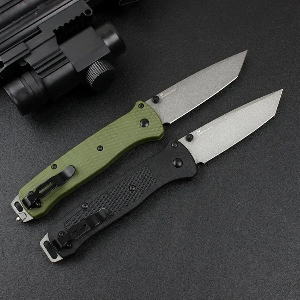 Description Picture 3 of itemNEW BM 537 Bailout Folding Pocket Knife S35V Tanto Blade Nylon Fiber Handles EDC Tactical Knives Outdoor Camping Hunting Tool