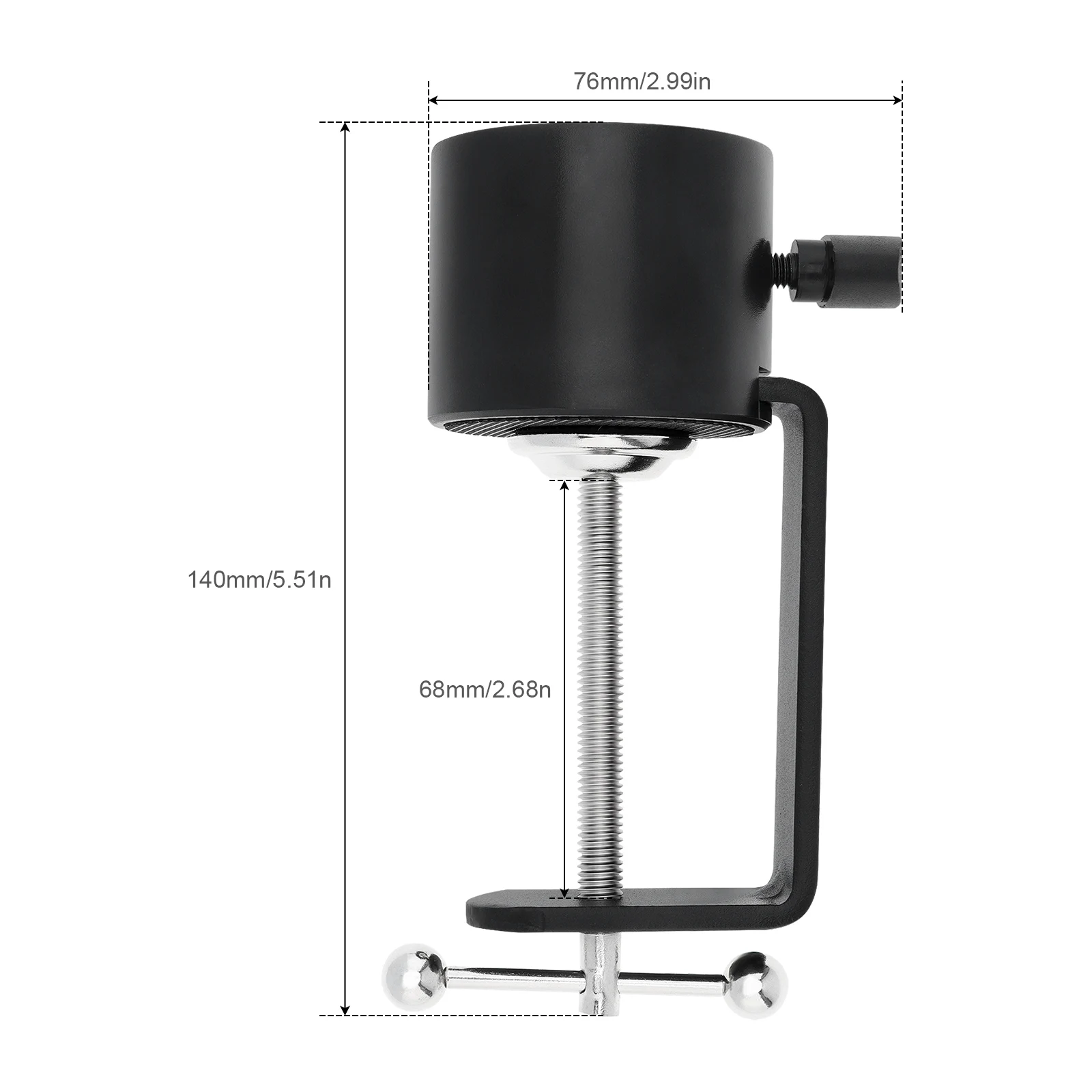 Microphone Mount Clamp Desktop Mounting Clip Clip Holder for Microphone Arm Stand Desk Lamp Bracket
