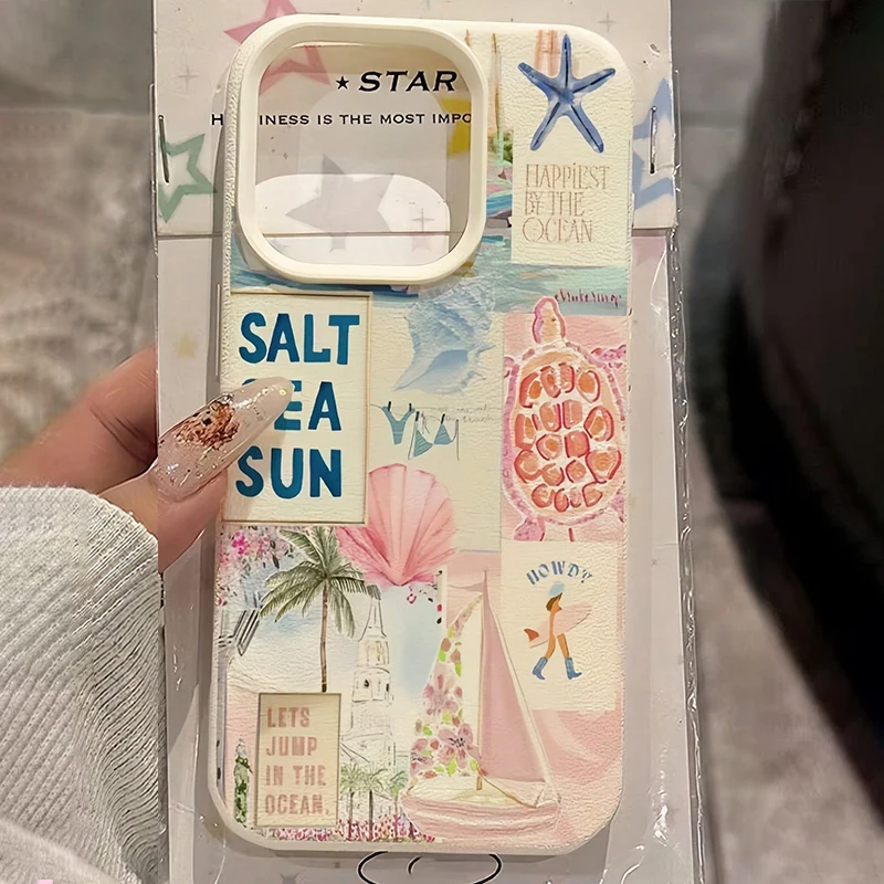 Vacation Style Jellyfish Pattern Phone Case
