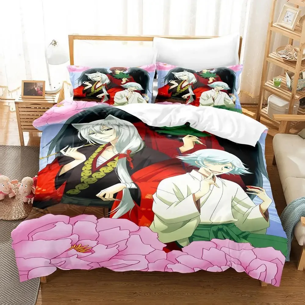 New Kamisama Kiss Tomoe Bedding Set Single Twin Full Queen King Size Bed Set Adult Kid Bedroom Duvet Cover Sets 3D Print Anime