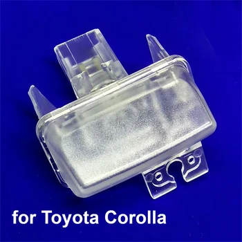 Staffa per telecamera posteriore per auto Custodia per luce targa per Toyota Corolla Vios Yaris Prius Camry Avensis Fortuner