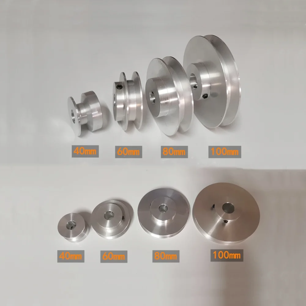 40mm 60mm 80mm 100mm 120mm 150mm V-belt Pulley Single Groove A-type V-belt Pulley belt pulley