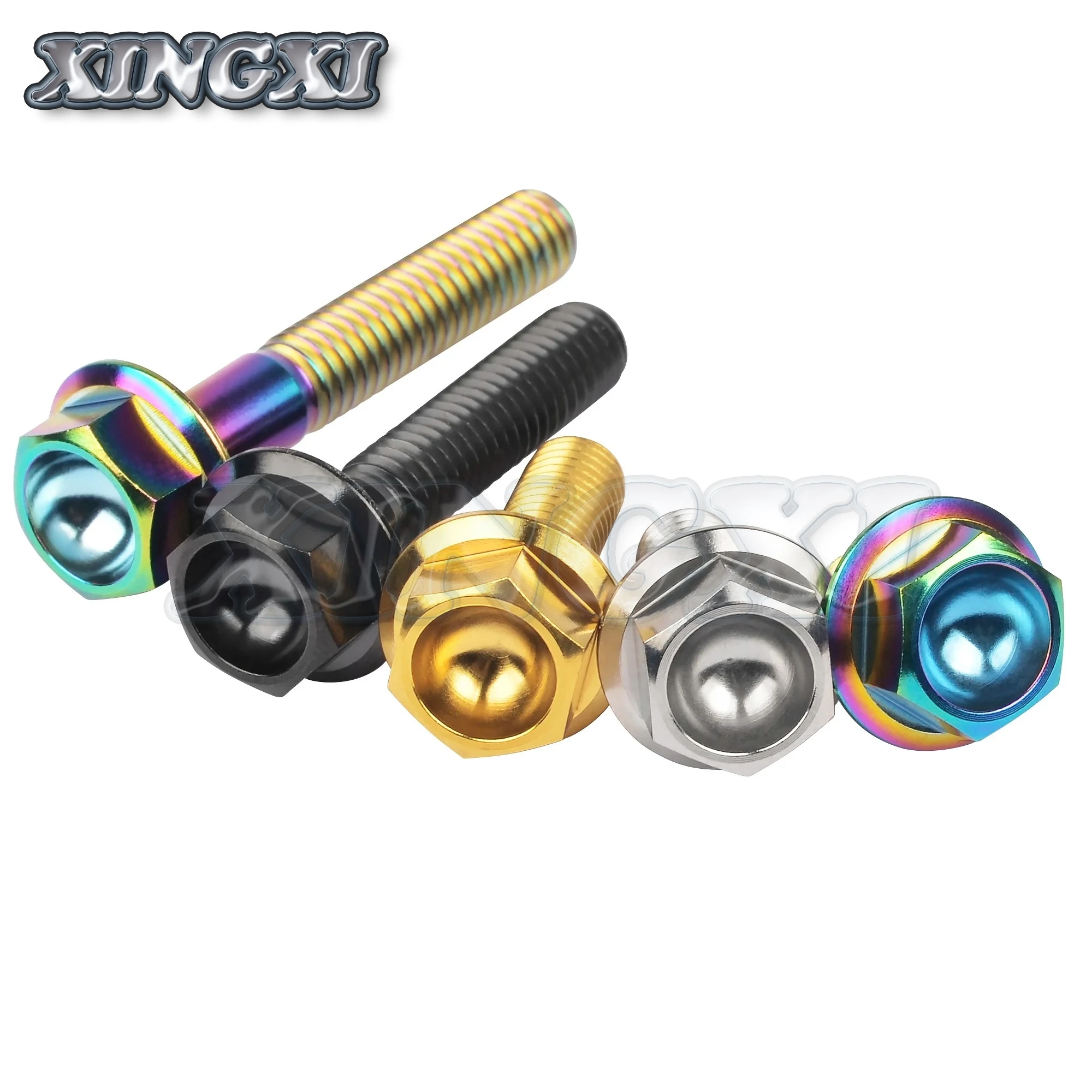 Xingxi Titanium Bolt M6x10/15/20/25/30/35mm DIN6921 Bicycle