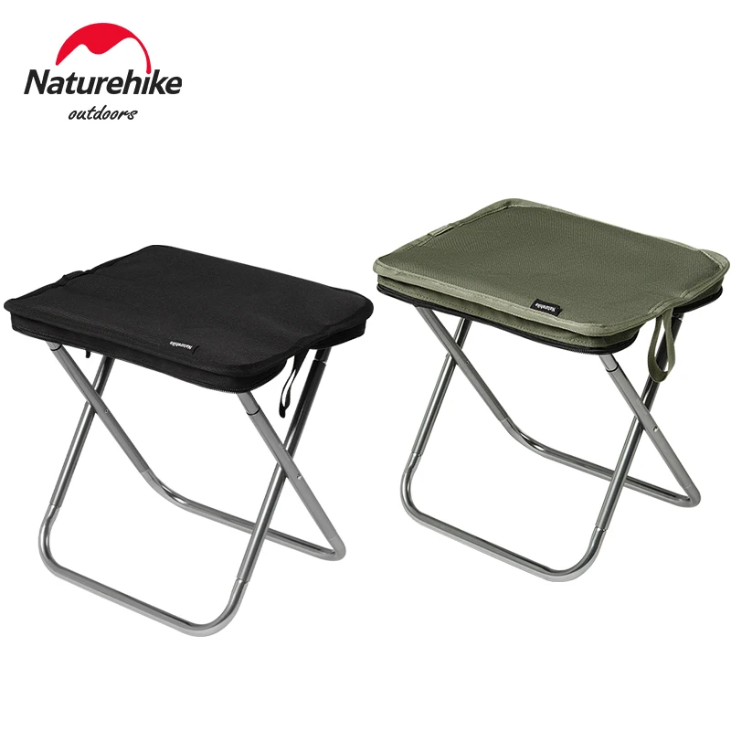 Tabouret de pêche compact Naturehike aluminium 7075 - Ultra-léger pour pêche mobile et randonnée