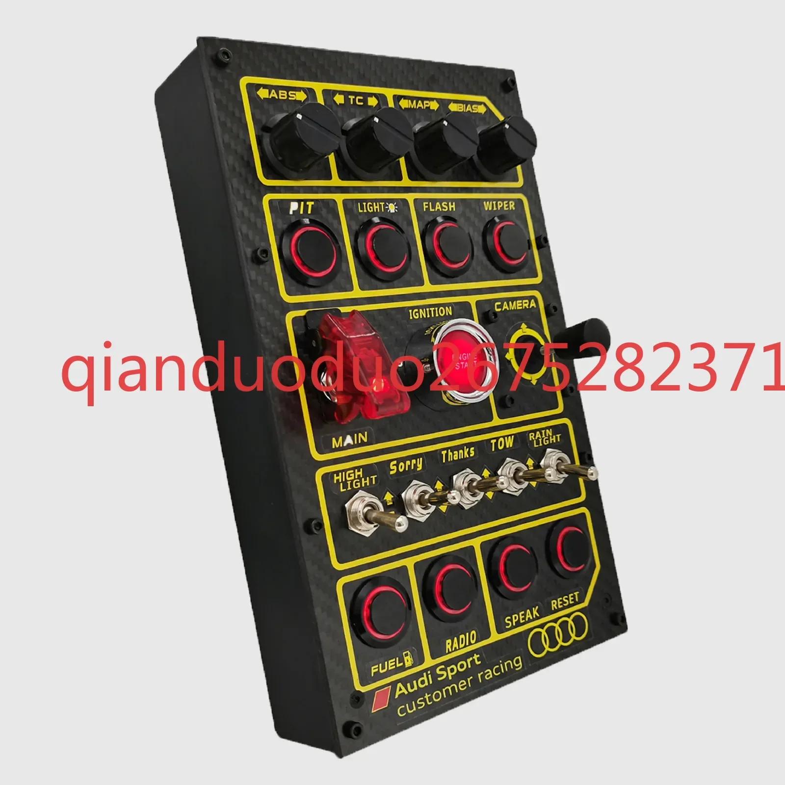D30 Racing Simulation Control Box Controller Multi-Function Control Button Box for Thrustmaster