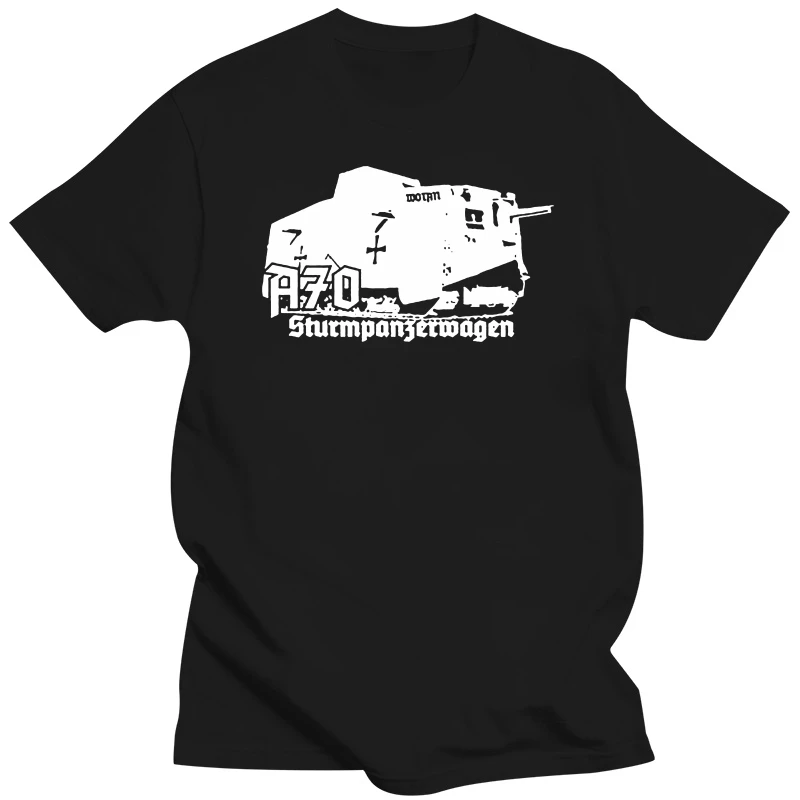 2019 Più Nuovo Fashion Top Summer Cool T-Shirt A7V Muslimah Panzer Ww1 Ester World War Ii German Grabenkr T-Shirt Abbigliamento