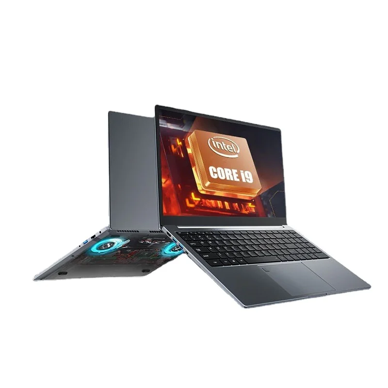 

Серебристый игровой ноутбук 15,6 дюйма с системой Win10 и Ips-экраном для делового компьютера
