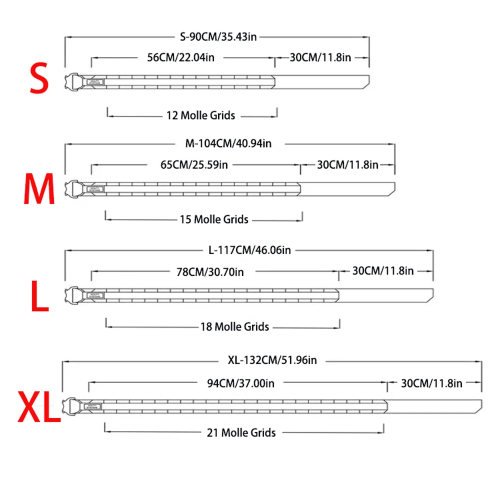 Combat Ronin Style Tactical Molle Belt 1.5 Inch Outdoor Military Hunting Double Layer Belt Molle System Airsoft Belt