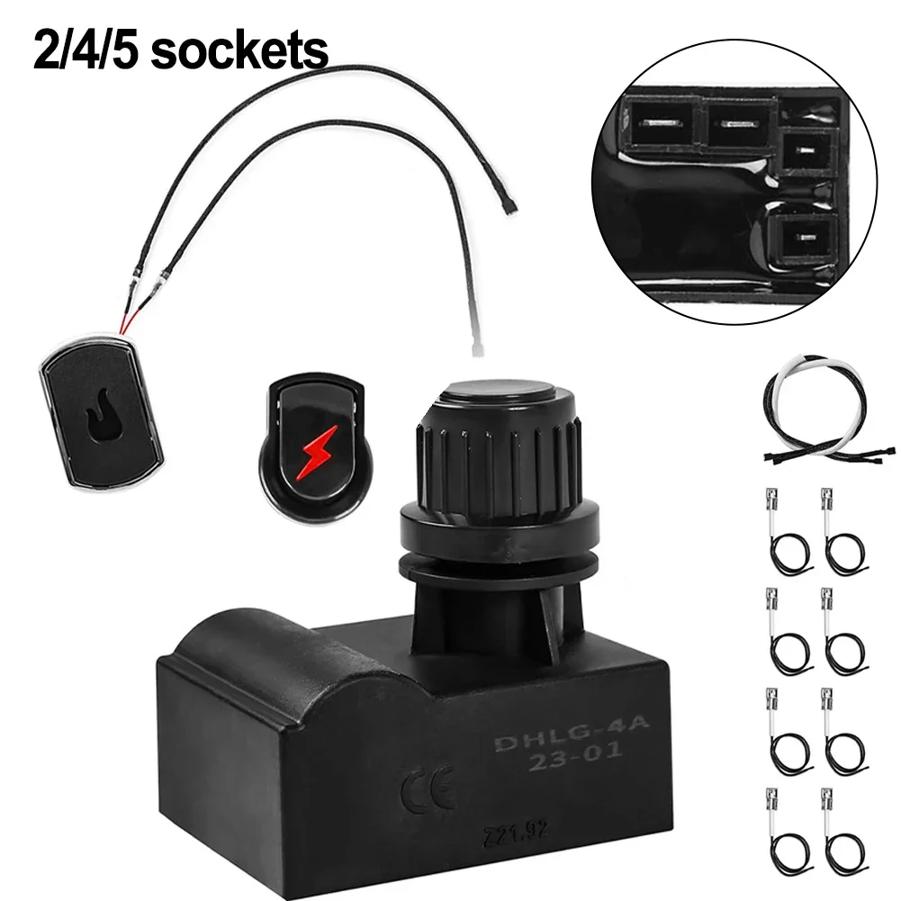 Gas Cooker Igniter Barbecue Electronic Ignition Parts Igniter Kit For CharBroil Ignition Systems 463224912 463231711 Gas Grill Replacement