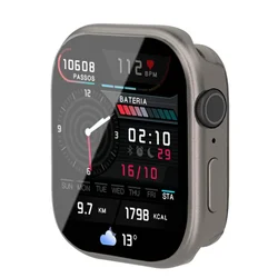 Enhanced Alloy Watch Case with Screen Protector - Full Coverage Bumper Shell - 42mm  11 10 (Ti)