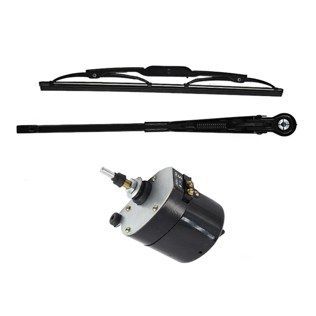 12v Universal Windshield Wiper Motor With Arm And Blade 01287358 