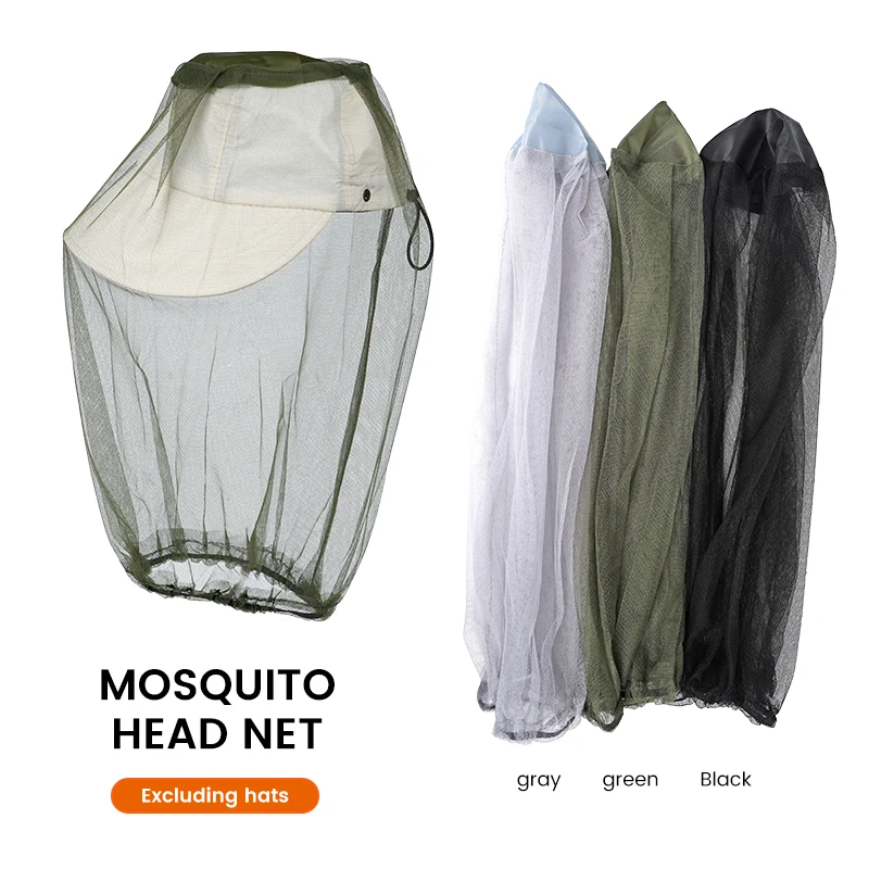 Anti Bee Cap Outdoor Anti-Mosquito Fishing Hat Portable Head Cover Collecting Honey Breathable Sunshade Mask Preventing Bees beekeeping tools beekeeping accessories