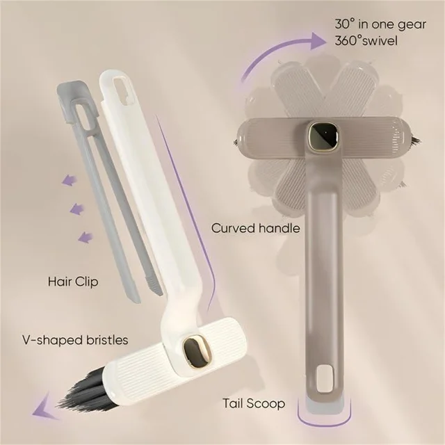 Effortlessly Clean Hard-to-Reach Areas with the Multifunctional Crevice Cleaning Brush