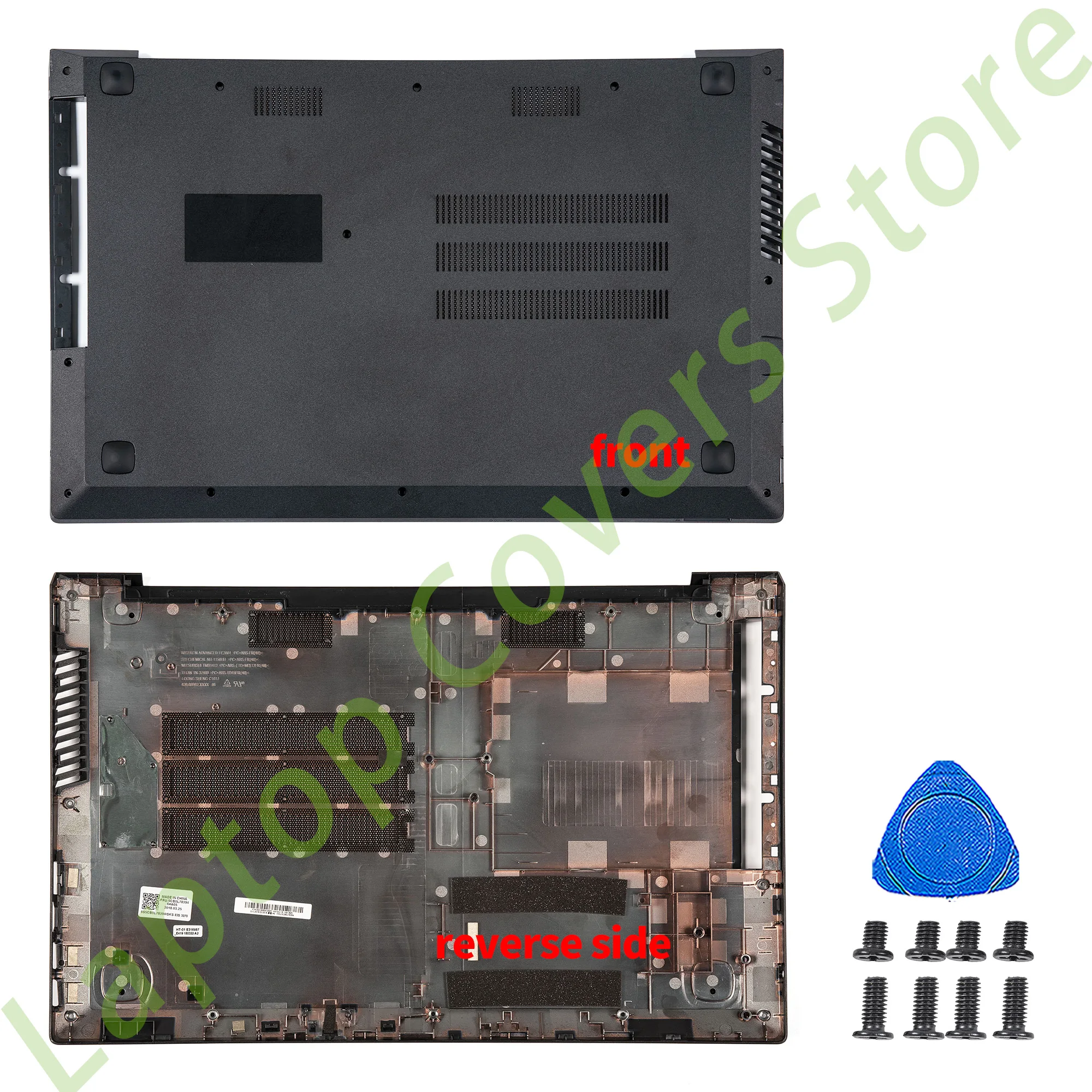 V110-15 V110-15IKB V110-15ISK LCD 후면 커버, 전면 베젤 팜레스트 하단 케이스, 후면 뚜껑 교체, 블랙 노트북 커버, 신제품