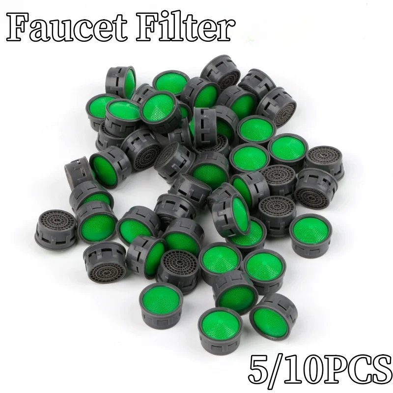 5/10 Pack Plastic Faucet Strainer Aerator Standalone Splash Guard Replacement Outlet Strainer Elbow Mesh Spout