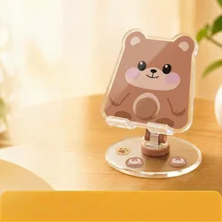 Adorable Cartoon Acrylic Rotatable Folding Phone and Tablet Stand (Other)