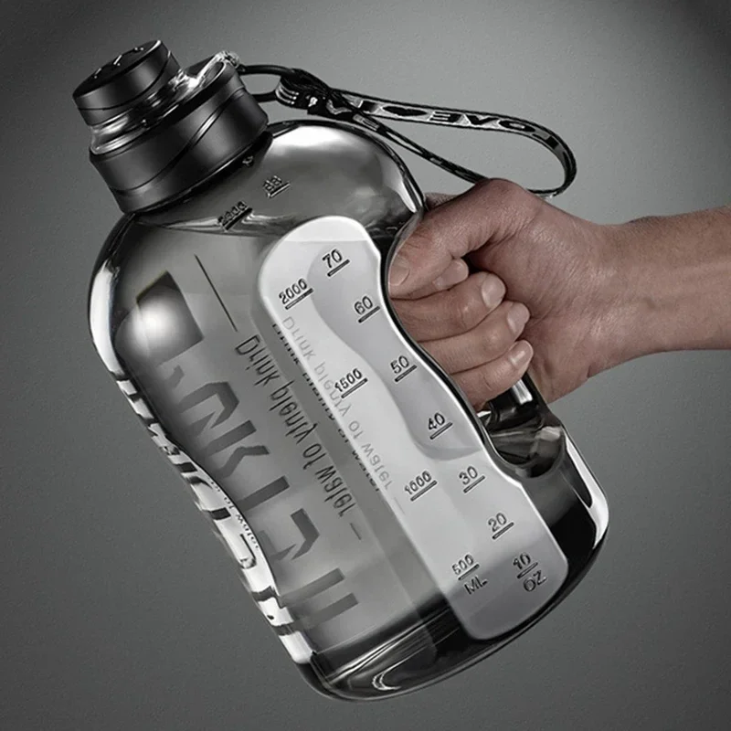 Sports Bottle 1.7L/2.7L Sports Water Bottle Gym Cycling Cup Portable Large Capacity Water Bottle For Fitness Camping Men Kettle